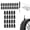 40pcs, variant on Tire Repair Rubber Nails Kit with 2 Sizes, Vacuum Tire Repair Kits Spiral Rubber Nails, Quick Emergency Flat Tire Puncture Repair Tool for Car Motorcycle Truck SUV Bike Motorcycle Truck