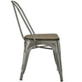 thumbnail image 4 of Modway Promenade Dining Side Chair Set of 4 in GunMetal, 4 of 5
