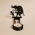thumbnail image 3 of Funny Shadow Stand Candlestick Table Decoration Atmosphere Projection Ornament With Candles For Home, 3 of 4