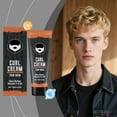 thumbnail image 3 of Hair Curl Cream for Men - Sandalwood Curling Cream with Vitamin E & B5, Shea Butter - Styling Cream for Curly Hair to Enhance, Define and Shape Natural Curls and Wavy Hair, 3 of 7