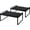 Black., variant on 2Pack Cabinet Shelves Stackable Shelf Organizer Rack Riser for Kitchen Cabinet Pantry Cupboard Counter Countertop Home Organization Storage Space Saver Heavy Duty Metal Nonslip White Wide Tall