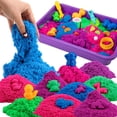 thumbnail image 1 of Sensory Bin Asoxt para niños, niñas y niños, juguete con caja de arena, 1,8 kg de arena, 1 of 7