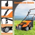 thumbnail image 4 of 16-Inch Electric Lawn Dethatcher Scarifier Orange Black, 4 of 10