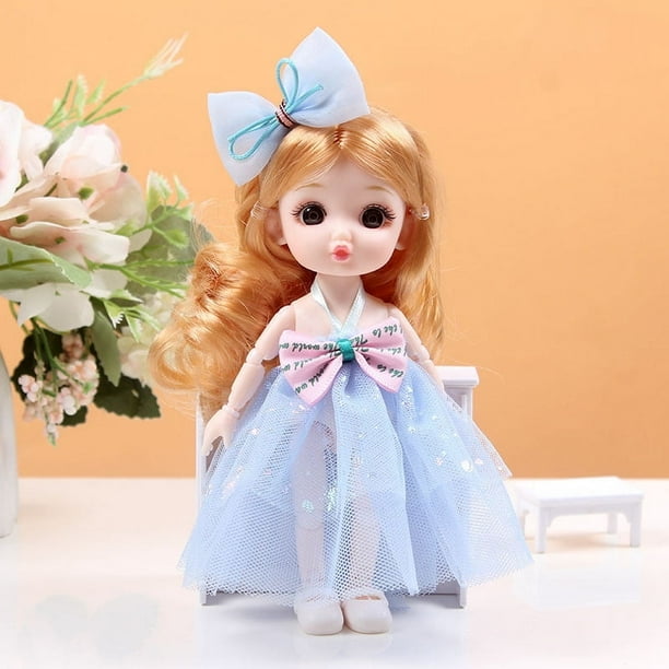 Muñeca Barbie de 13 articulaciones súper linda, juego de princesa de 17 cm,  tendencia constante, juguete de regalo para niña