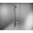 thumbnail image 3 of Aston Sdr990f-67-10 Nautis Gs 67" Wide X 72" High Frameless Hinged Shower Door - Bronze, 3 of 7