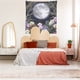 thumbnail image 3 of Tapiz de pared con diseño floral de luna llena, 150 x 100 cm, microtela, 3 of 3