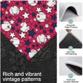 thumbnail image 3 of Red Baseballs and Stars Pattern Kitchen Rugs Sets Of 3,Kitchen Runner Rugs Non Skid Washable,Decorative Kitchen Floor Mats for Kitchen,Sink,Laundry,17"x30"+ 17"x47" + 17"x59", 3 of 6