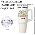 thumbnail image 2 of 40 oz Nana Tumbler with Handle Lid and Straw,Best Nana Ever Vacuum Insulated Travel Coffee Mug CupTumbler,Mothers Day Gifts for Grandmother, 2 of 6