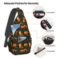 thumbnail image 3 of Lsque Cute Little Foxes Pattern Cross Chest Bag Diagonally – Premium Durable Front Chest Sling with Adjustable Padded Strap, High-Capacity Storage, 3 of 8