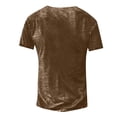 thumbnail image 3 of Men's T-shirt T-shirts Graphic Text Black Military Green Pool Dark Gray 3D Printing Street Casual Short Sleeve Button Down Printed Clothing Basic M, 3 of 3