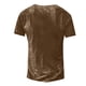 thumbnail image 3 of Men's T-shirt T-shirts Graphic Text Black Military Green Pool Dark Gray 3D Printing Street Casual Short Sleeve Button Down Printed Clothing Basic M, 3 of 3