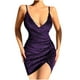 thumbnail image 1 of Moda mujer Casual Sexy cuello en V sin mangas verano Camis fiesta Split vestido Fridja  hj3256, 1 of 8