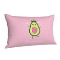 thumbnail image 2 of Disketp Pillow Covers Cute Avocado Pattern Throw Pillow Case Cushion Covers,Cushion For Bedroom,Couch,Home (Pillow core not included)-14"X20", 2 of 9