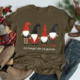 thumbnail image 2 of Buigttklop Womens Tops 2024 Fashion Women Christmas Print Short Sleeves Loose T-Shirt Blouse Tops, 2 of 3