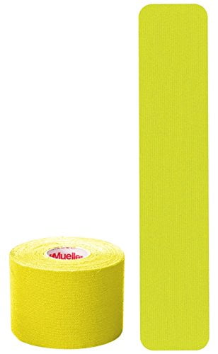 Mueller Kinesiology Tape, Precut I-Strip Roll, 20 strips, Sunburst