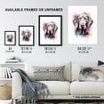 thumbnail image 3 of Weimaraner Lovers Gift Watercolour Pet Portrait Painting Artwork Artwork Framed Wall Art Print A4, 3 of 5