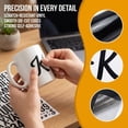 thumbnail image 3 of PMHZI 1.5 & 1 inch Black Cursive Letter Stickers 10 Sheets, Silver Alphabet Lowercase for Scrapbooking Journal, 3 of 6