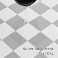 thumbnail image 5 of Checkered Cat Food Mat for Pet Dog Feeting Mats,Pet Feeding Mat for Floor Non-Slip Waterproof, Super Absorbent Cat Bowl Mat, Easy to Clean Eco-Friendly Durable Pet Placemat 24x16in, 5 of 7