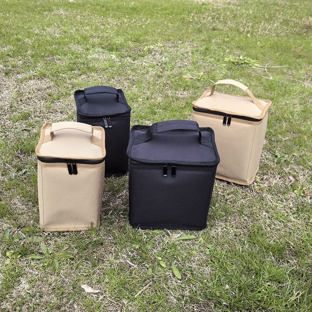 Sac De Rangement De Camping 30L Pliable – étanche En Oxford/PVC, Poignée Ergonomique, Pour Ustensiles Et Réchaud