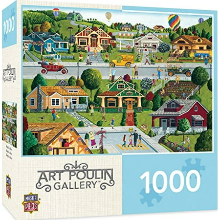 Puzzle 1000 pièces pour adultes, famille ou enfants - Bungalowville par  Masterpieces - 19,25 X 26,75 - Family Owned American Puzzle Company