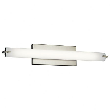 

1 Light Linear Bathroom Light Fiture Approved for Damp Locations with Transitional Inspirations 4.75 inches Tall By 25.5 inches Wide Bailey Street