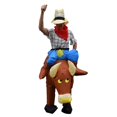 thumbnail image 2 of ALEKO ICP13 Inflatable Party Costume - Bull Rider Cowboy - Adult Sized, 2 of 7
