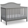 thumbnail image 3 of Delta Children Madrid 5-in-1 Convertible Baby Crib, Grey, 3 of 13