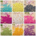thumbnail image 4 of 500 Piezas de Perlas de Imitación de Plástico de Colores Sunnimix Mezclado 6mm, 4 of 6