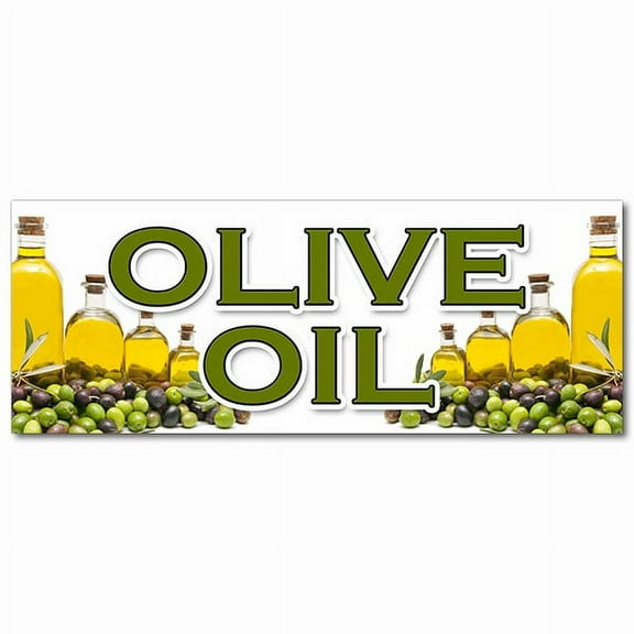 36" OLIVE OIL DECAL sticker extra virgin cooking dinner salad mediterranean cook