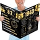 thumbnail image 1 of Tarjeta Jumbo de Cumpleaños 82º FOBELEC Diseño Negro y Dorado, 1 of 7