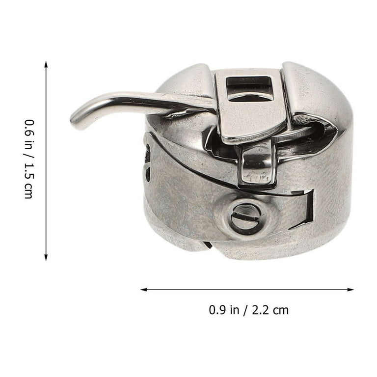 3Pcs Sewing Machine Bobbin Cases - Stainless Steel Replacement Bobbin Holders For Household Sewing Machines