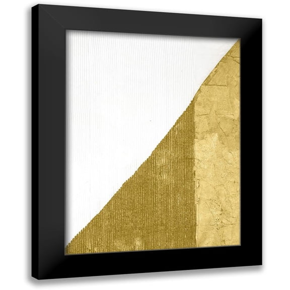 Stramel, Renee W. 12x14 Black Modern Framed Museum Art Print Titled - Gilded Echelon II
