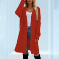thumbnail image 2 of JJHGVB Cardigan Sweaters for Women Long Cardigan Fall Cardigans for Women Womens Sweaters Womens Fall Sweaters Womens Cardigans Women's Pullover Sweaters Red 1 2XL, 2 of 5