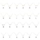 thumbnail image 4 of Constellation Tema Diy Diario Diebre Amistad Collar Ins Creative Ajustable Colgante ajustable para amantes Festival Regalos de cumpleaños Libra Gold Inevent AP009330-07, 4 of 6