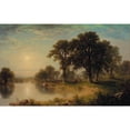 thumbnail image 3 of Asher Brown Durand 14x11 Black Modern Framed Museum Art Print Titled - Summer Afternoon (1865), 3 of 5