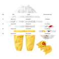 thumbnail image 3 of KAUOD Baby Animal Romper with Hat Soft Infant Toddlers Halloween Outfits Winter Autumn Jumpsuit 3 Piece Outfits Cute Baggy Clothes, 3 of 6