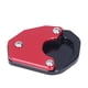 thumbnail image 2 of Almohadilla de soporte para motocicleta Extensión de placa de soporte de estacionamiento Reemplazo de aleación de aluminio CNC para Trident 660 2021-2022Rojo, 2 of 5