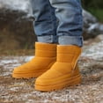 thumbnail image 2 of MEZZALL Child Girls Winter Boots Warm Plush Thick Sole Outdoor Solid Color Cold Weather Footwear Toddler Kids Soft Shoes, 2 of 9