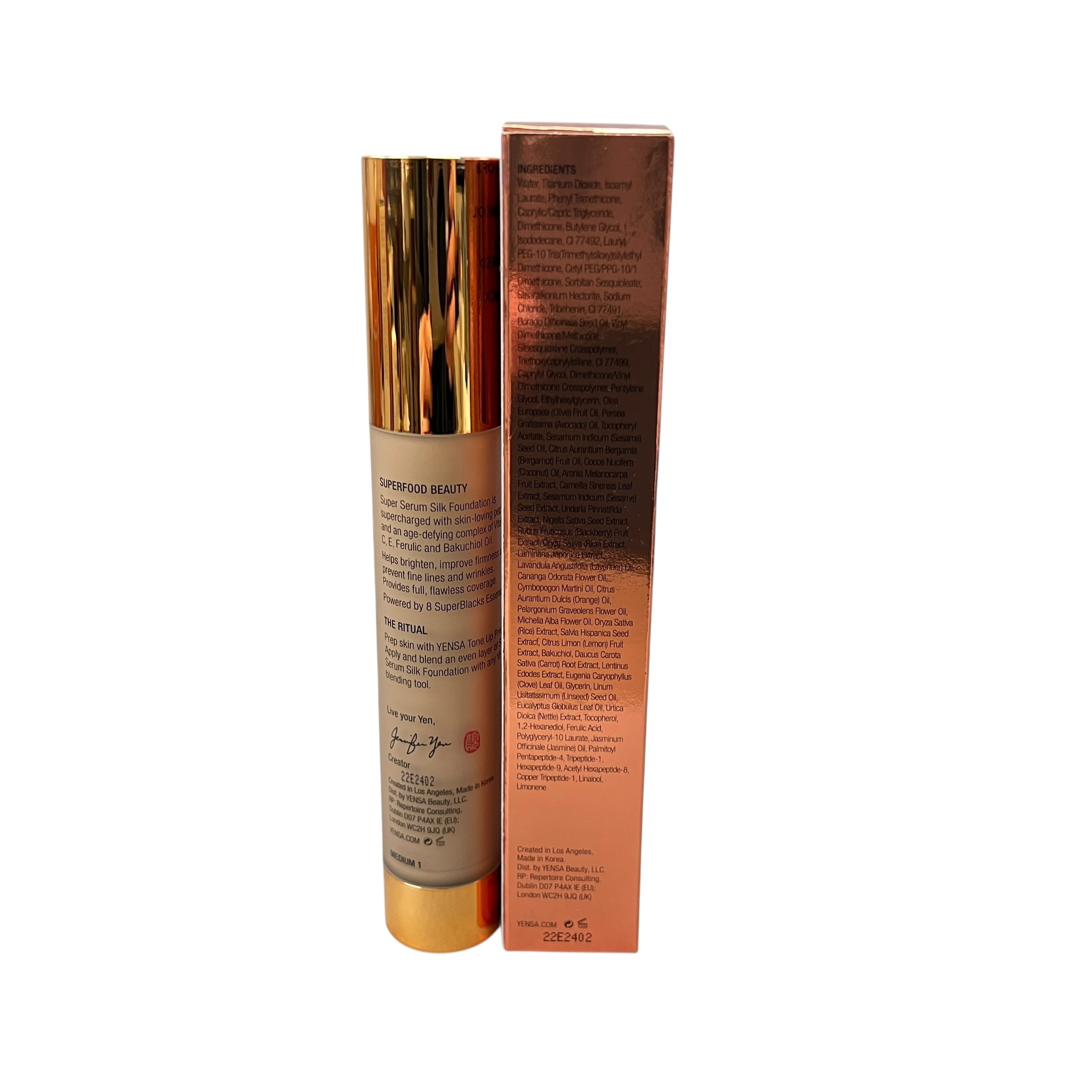 Yensa Super Serum Silk Foundation 1 fl oz Medium 1