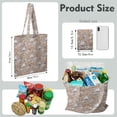 thumbnail image 2 of Cute Hedgehog Canvas Tote Bag – Watercolor Forest Animal & Floral Design, Minimalist Kawaii Reusable Shopping Bag for Women, Artistic Woodland Eco Bag with Mushrooms and Leaves, 2 of 7
