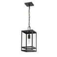 thumbnail image 5 of 1 Light Outdoor Chain Mount Hanging Lantern In Outdoor Style-16 Inches Tall And 7.5 Inches Wide Z-Lite 596Chm-Bk, 5 of 5