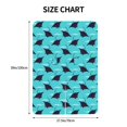 thumbnail image 2 of Car Seat Cover Baby, Cute black Stingray blue funny Baby Car Seat Cover for Baby Boys Girls Newborn , Infant Car Seat Canopy Cover Nursing Breastfeeding Cover Warm Blanket, 2 of 7