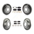 thumbnail image 1 of Transit Auto Front Rear Coated Disc Brake Rotors and Semi-Metallic Pads Kit for Car Hyundai Kona Kia Seltos KGF-102623, 1 of 11