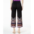 thumbnail image 2 of INC International Concepts Womens Cropped Printed Hem Pull On Pants, 2 of 2
