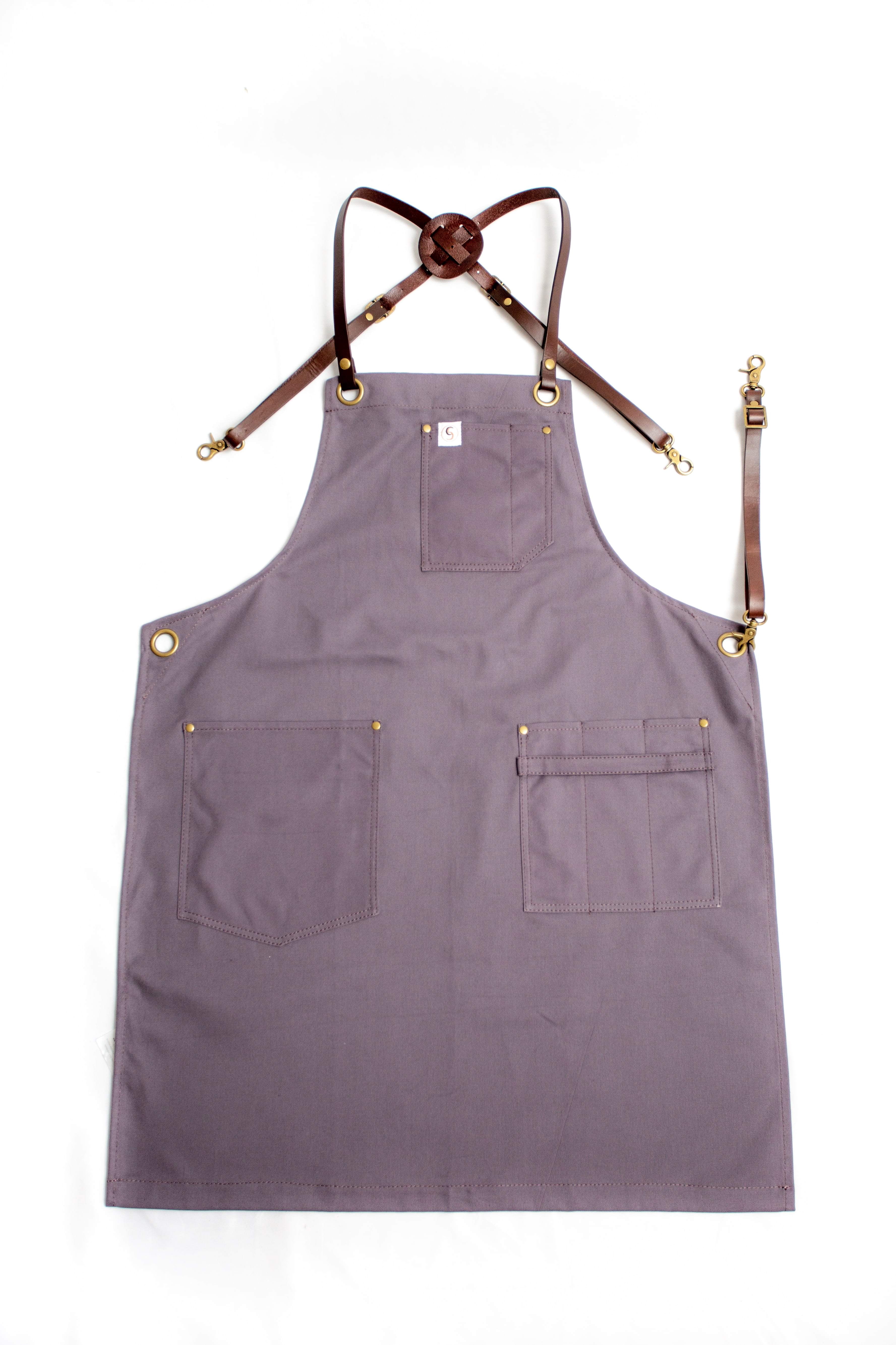 Custom Leather Strap Aprons