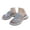 1Grey, variant on Womens Wedge Sandals Fashion Glitter Slip on Shoes Lightweight Breathable Beach Shoes