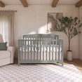 thumbnail image 5 of Nursery Bundle, Dream On Me Odelle 5 in 1 Crib in Sea Grass and Crib & Toddler Mattress Bundle, 5 of 11