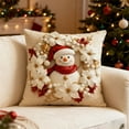 thumbnail image 4 of BMYJ Christmas Shaped Plush Cushions Man/Snowman/Reindeer Throw Pillows Festive Home Decoration Sofa Cushions for Christmas Winter Holiday Party Outdoor Bedroom Cushion Decoration, 4 of 4