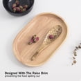 thumbnail image 1 of Plate Wooden Natural Oval Tray Plate For Restaurant Hotel Coffee Shop HomeLarge, 1 of 8