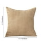 thumbnail image 3 of Funda de almohada de tejido suave, tamaño estándar de 45 x 45 cm | 98 % algodón, 2 % elastano, transpirable | Cierre tipo sobre | Paquete de 1, 3 of 7